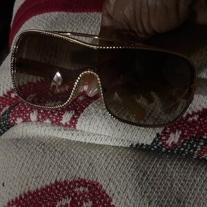 Prada Gold Sunglasses